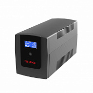 Линейно-интерактивный ИБП ДКС серии Info LCD, 1500 ВА/900 Вт, 1/1, 4xIEC C13, USB + RJ45, LCD, 2x8Aч